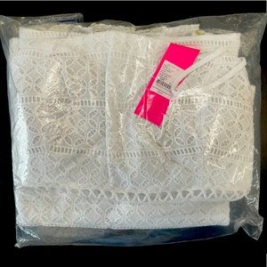 NWT Lilly Pulitzer white eyelet Jan Set - 2 piece